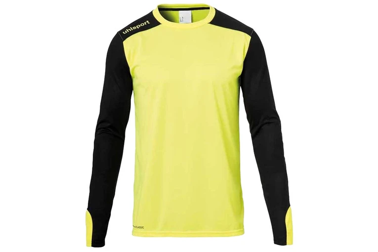 Uhlsport Tower Goalkeeper Shirt Geel/zwart Kids + Volwassenen 1 Uhlsport Tower Goalkeeper Shirt Geel/zwart Kids + Volwassenen