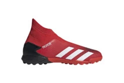 Adidas Voetbalschoen Predator 20.3 Laceless TF Rood/zwart