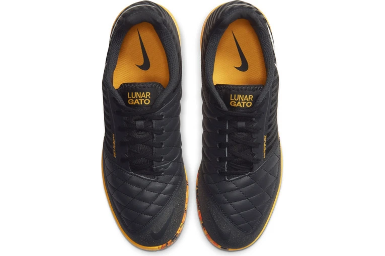 Nike Voetbalschoen Lunar Gato II IC Grijs/oranje 4 Nike Voetbalschoen Lunar Gato II IC Grijs/oranje - Afbeelding 4