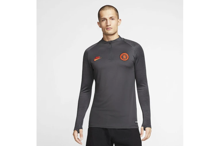 Nike Dri-FIT Chelsea FC Strike Drill Top Grijs Heren 1 Nike Dri-FIT Chelsea FC Strike Drill Top Grijs Heren