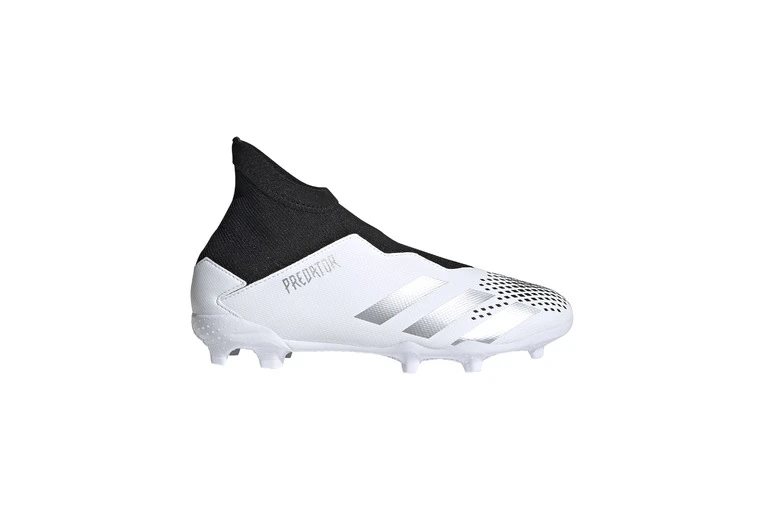 Adidas Voetbalschoen Predator Mutator 20.3 FG Wit/silver Metallic KIDS 1 Adidas Voetbalschoen Predator Mutator 20.3 FG Wit/silver Metallic KIDS