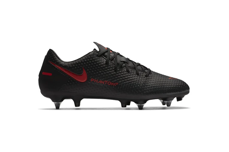 Nike Voetbalschoen Phantom GT Academy SG-Pro AC Zwart/rood 1 Nike Voetbalschoen Phantom GT Academy SG-Pro AC Zwart/rood