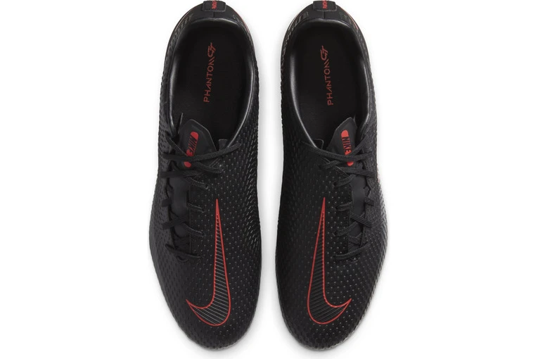 Nike Voetbalschoen Phantom GT Academy SG-Pro AC Zwart/rood 4 Nike Voetbalschoen Phantom GT Academy SG-Pro AC Zwart/rood - Afbeelding 4