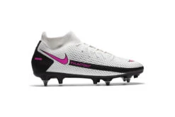 Nike Voetbalschoen Phantom GT Academy Dynamic Fit SG-PRO Anti-Clog Traction Wit/roze