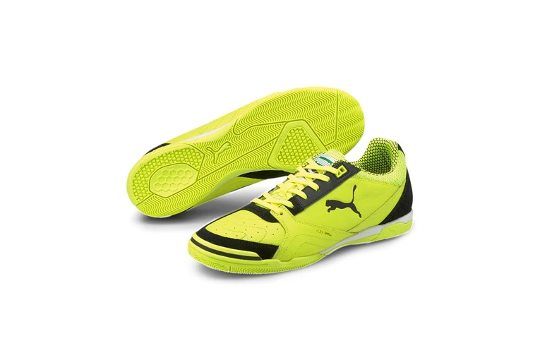 PUMA Ibero Zaalvoetbalschoen Geel/zwart 3 PUMA Ibero Zaalvoetbalschoen Geel/zwart - Afbeelding 3