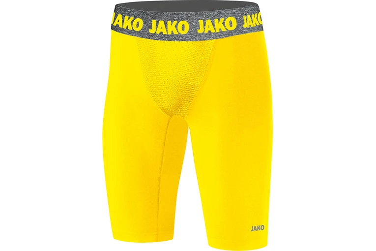 Jako Short Tight Compressiebroek Geel Heren 1 Jako Short Tight Compressiebroek Geel Heren