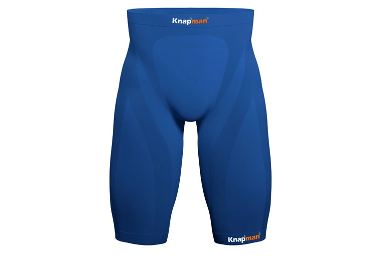 Knap'man Zoned Compressieshort USP 45% Royal Blue Heren 1 Knap'man Zoned Compressieshort USP 45% Royal Blue Heren
