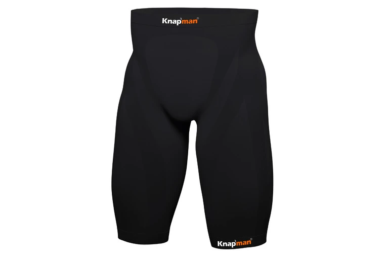 Knap'man Zoned Compressieshort USP 45% Zwart Heren 2 Knap'man Zoned Compressieshort USP 45% Zwart Heren - Afbeelding 2