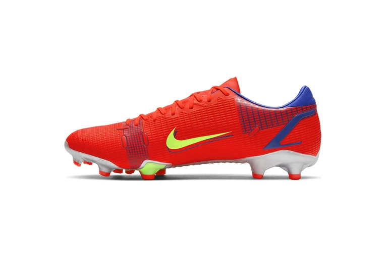 Nike Mercurial Vapor 14 Academy Voetbalschoen Rood/zilver Heren 2 Nike Mercurial Vapor 14 Academy Voetbalschoen Rood/zilver Heren - Afbeelding 2