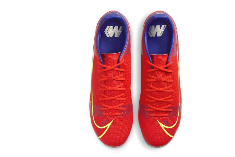 Nike Mercurial Vapor 14 Academy Voetbalschoen Rood/zilver Heren 4 Nike Mercurial Vapor 14 Academy Voetbalschoen Rood/zilver Heren - Afbeelding 4