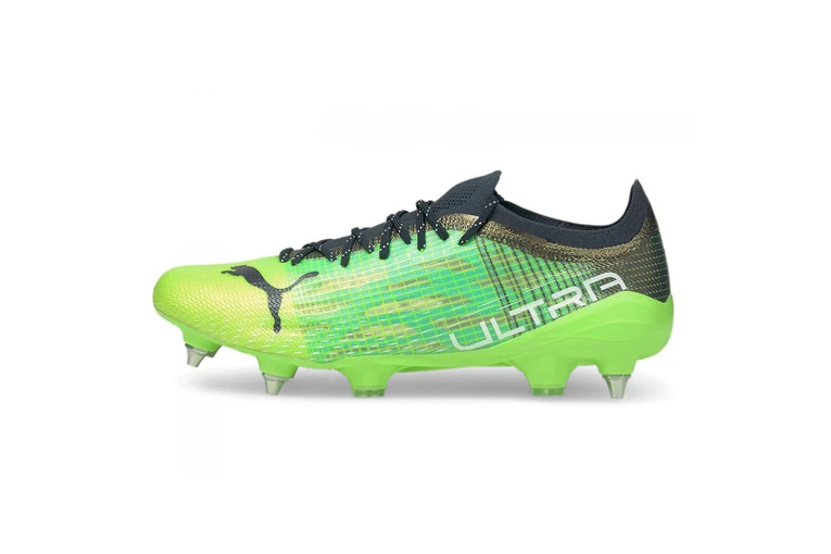 PUMA ULTRA 1.3 MxSG Voetbalschoen Green Glare/elektro Aqua 2 PUMA ULTRA 1.3 MxSG Voetbalschoen Green Glare/elektro Aqua - Afbeelding 2