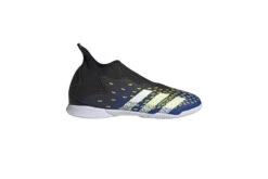 Adidas Predator Freak.3 Laceless IN Blauw/zwart/geel KIDS