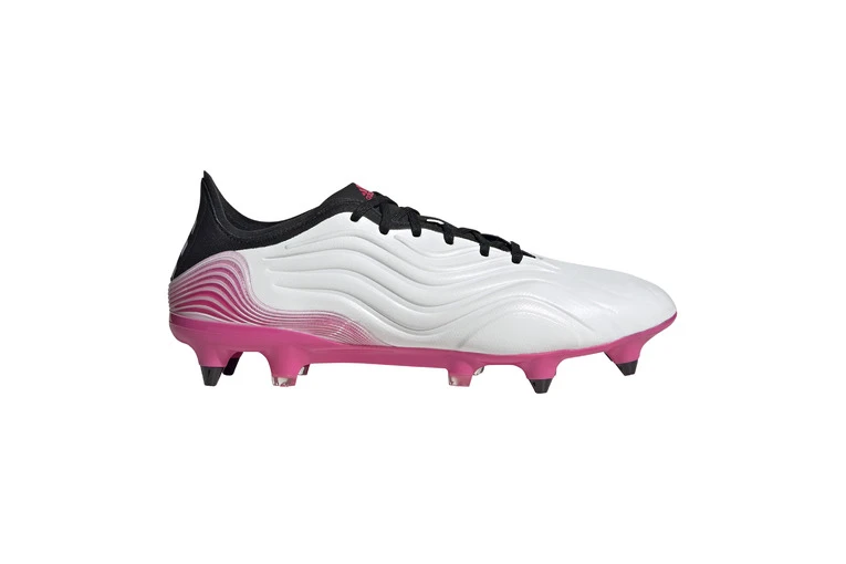 Adidas Copa Sense.1 SG Voetbalschoen Wit/roze Heren 1 Adidas Copa Sense.1 SG Voetbalschoen Wit/roze Heren