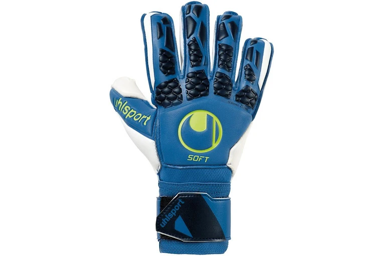 Uhlsport Hyperact Soft Flex Frame Keepershandschoen Blauw KIDS 1 Uhlsport Hyperact Soft Flex Frame Keepershandschoen Blauw KIDS