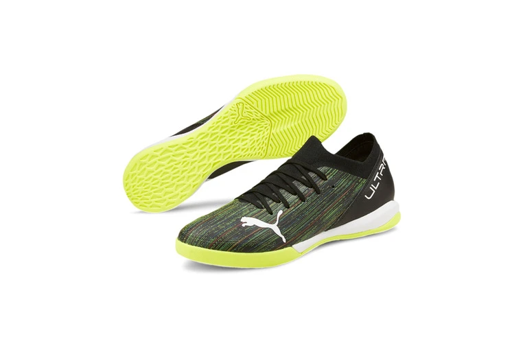 Puma Ultra 3.2 Indoor Zwart/geel Heren 3 Puma Ultra 3.2 Indoor Zwart/geel Heren - Afbeelding 3