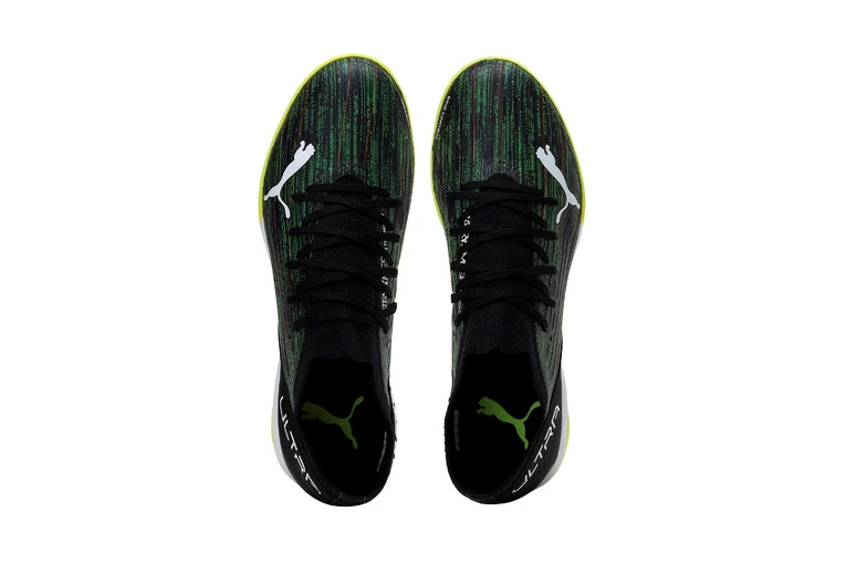 Puma Ultra 3.2 Indoor Zwart/geel Heren 4 Puma Ultra 3.2 Indoor Zwart/geel Heren - Afbeelding 4