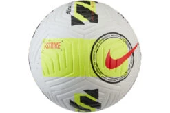 Nike Strike Voetbal Wit/volt/bright Crimson