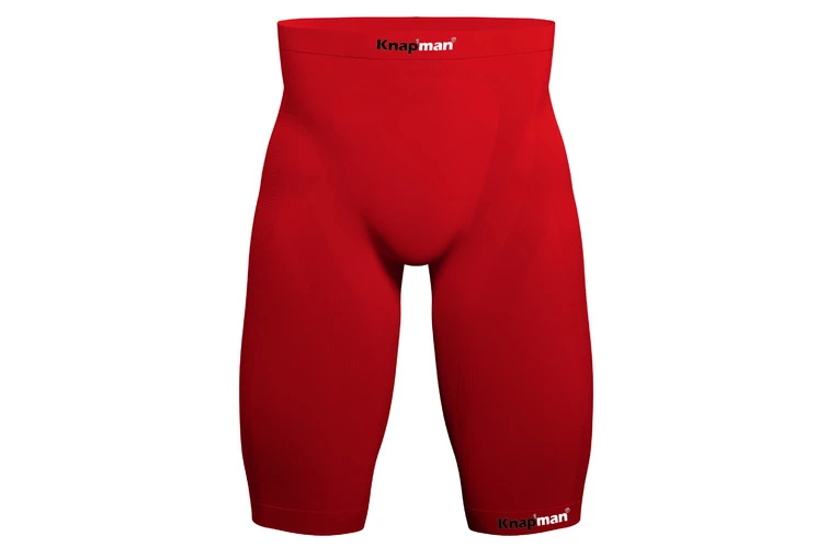 Knap'man Zoned Compressieshort USP 45% Rood Heren 1 Knap'man Zoned Compressieshort USP 45% Rood Heren