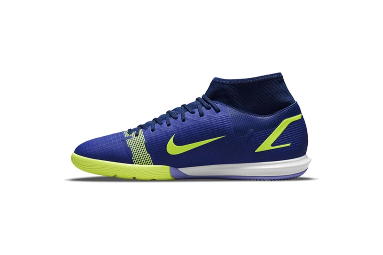 Nike Mercurial Superfly 8 Academy IC Voetbalschoen Lapis/volt Blue Void 2 Nike Mercurial Superfly 8 Academy IC Voetbalschoen Lapis/volt Blue Void - Afbeelding 2