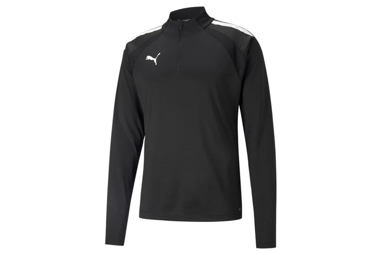 PUMA TeamLIGA Voetbaltop Met Kwartrits Zwart Heren 1 PUMA TeamLIGA Voetbaltop Met Kwartrits Zwart Heren