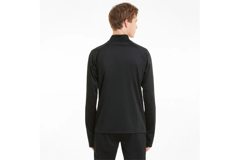 PUMA TeamLIGA Voetbaltop Met Kwartrits Zwart Heren 3 PUMA TeamLIGA Voetbaltop Met Kwartrits Zwart Heren - Afbeelding 3