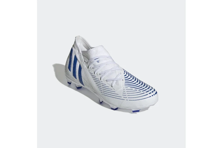 Adidas Predator Edge.3 FG Voetbalschoen Wit/blauw 5 Adidas Predator Edge.3 FG Voetbalschoen Wit/blauw - Afbeelding 5