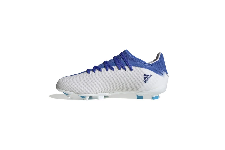 Adidas X Speedflow.3 FG Voetbalschoen Wit/blauw KIDS 2 Adidas X Speedflow.3 FG Voetbalschoen Wit/blauw KIDS - Afbeelding 2