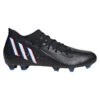 Adidas Predator Edge.3 FG Voetbalschoen Zwart/wit/blue Rush