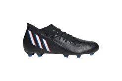 Adidas Predator Edge.3 FG Voetbalschoen Zwart/wit/blue Rush