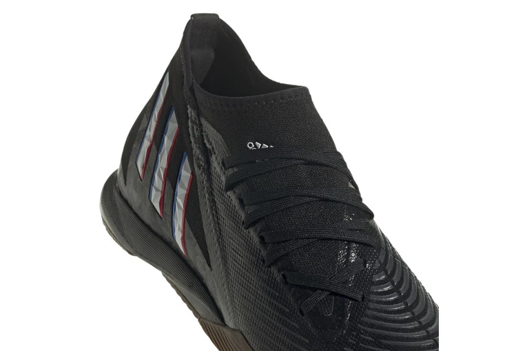 Adidas Predator Edge.3 IN Voetbalschoen Zwart/wit/blue Rush 3 Adidas Predator Edge.3 IN Voetbalschoen Zwart/wit/blue Rush - Afbeelding 3