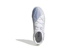 Adidas Predator Edge.3 FG Voetbalschoen Wit/blauw KIDS -Goedkope Bal Meester Winkel 37100617 4
