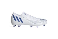 Adidas Predator Edge.3 Low FG Voetbalschoen Wit/blauw