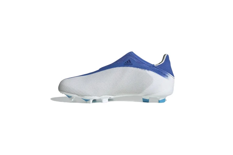 Adidas X Speedflow.3 Veterloze FG Voetbalschoen Blauw/wit KIDS 2 Adidas X Speedflow.3 Veterloze FG Voetbalschoen Blauw/wit KIDS - Afbeelding 2