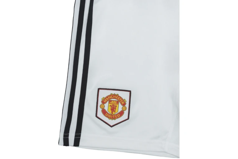 Adidas Manchester United 22/23 Thuisshort Wit KIDS 4 Adidas Manchester United 22/23 Thuisshort Wit KIDS - Afbeelding 4