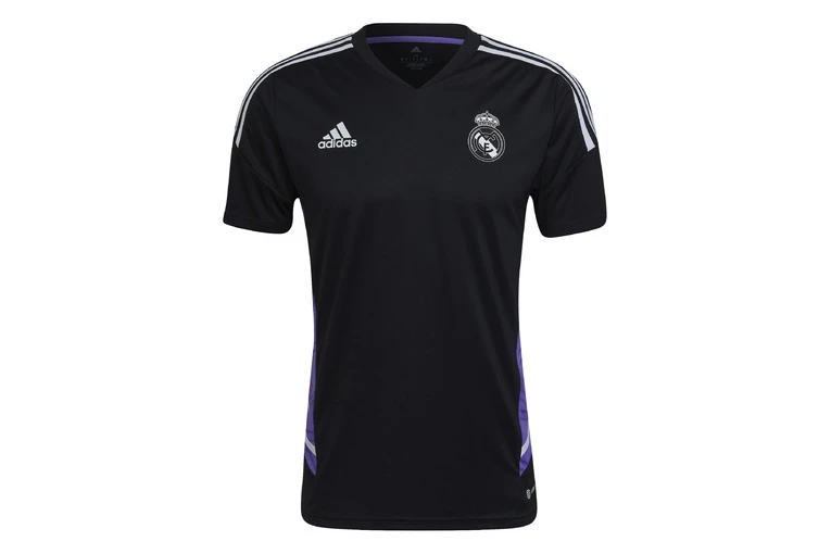 Adidas Real Madrid Condivo 22 Training Voetbalshirt Zwart Heren 1 Adidas Real Madrid Condivo 22 Training Voetbalshirt Zwart Heren
