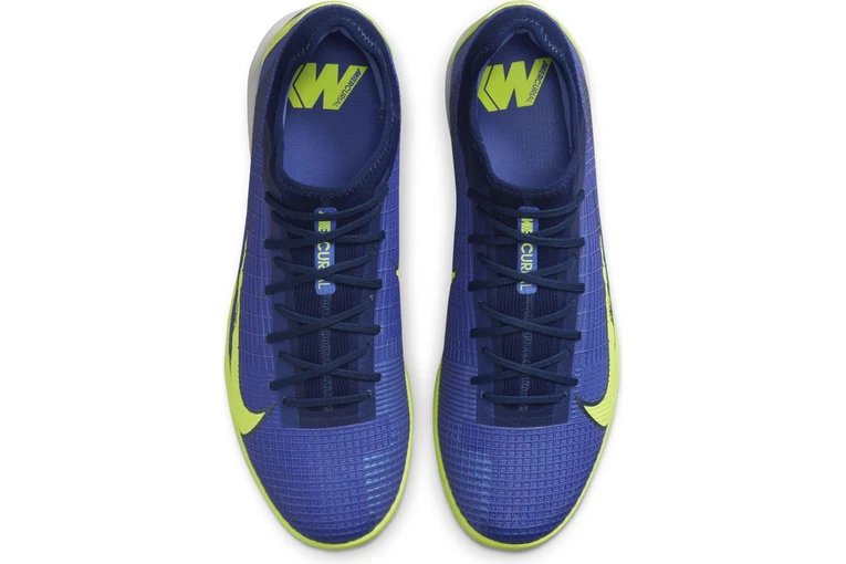 Nike Mercurial Vapor 14 Pro IC Voetbalschoen Sapphire/volt 4 Nike Mercurial Vapor 14 Pro IC Voetbalschoen Sapphire/volt - Afbeelding 4