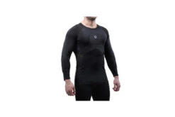 Elite Basic Defensive Shield Compression Shirt Zwart Heren