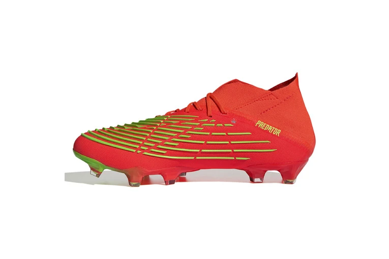 Adidas Predator Edge.1 FG Voetbalschoen Solar Red/groen 2 Adidas Predator Edge.1 FG Voetbalschoen Solar Red/groen - Afbeelding 2