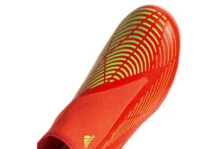 Adidas Predator Edge.3 FG Veterloze Voetbalschoen Solar Red/groen -Goedkope Bal Meester Winkel 37101160 5