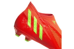 Adidas Predator Edge.3 FG Veterloze Voetbalschoen Solar Red/groen -Goedkope Bal Meester Winkel 37101160 6