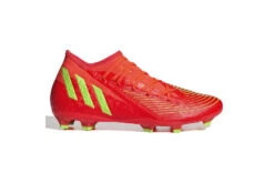 Adidas Predator Edge.3 FG Voetbalschoen Solar Red/groen