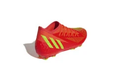 Adidas Predator Edge.3 FG Voetbalschoen Solar Red/groen -Goedkope Bal Meester Winkel 37101161 4