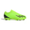 Adidas X Speedportal.3 Veterloze Firm Ground Voetbalschoenen Solar Green KIDS