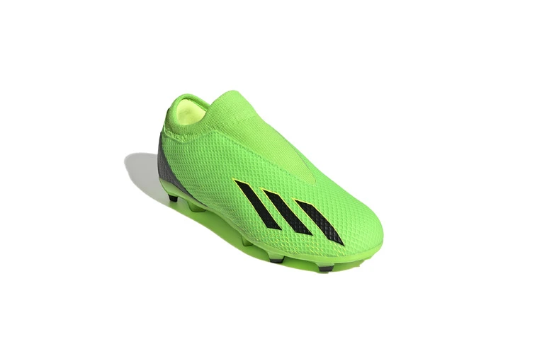 Adidas X Speedportal.3 Veterloze Firm Ground Voetbalschoenen Solar Green KIDS 3 Adidas X Speedportal.3 Veterloze Firm Ground Voetbalschoenen Solar Green KIDS - Afbeelding 3