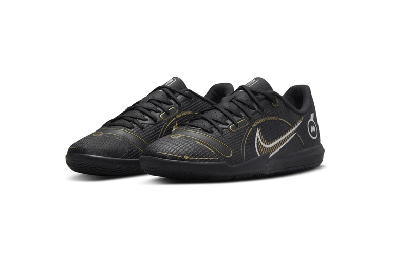 Nike Jr. Mercurial Vapor 14 Academy IC Voetbalschoen Zwart/goud KIDS 3 Nike Jr. Mercurial Vapor 14 Academy IC Voetbalschoen Zwart/goud KIDS - Afbeelding 3