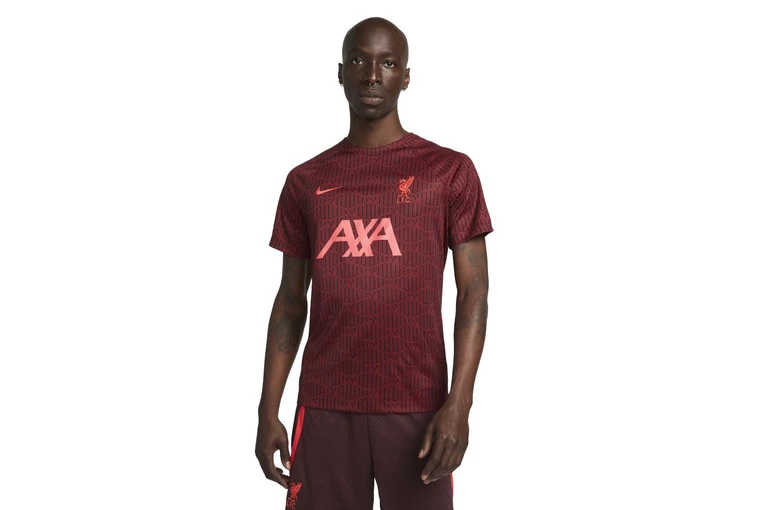 Nike Liverpool FC 22/23 Pre-Match Shirt Tough Red Heren 1 Nike Liverpool FC 22/23 Pre-Match Shirt Tough Red Heren