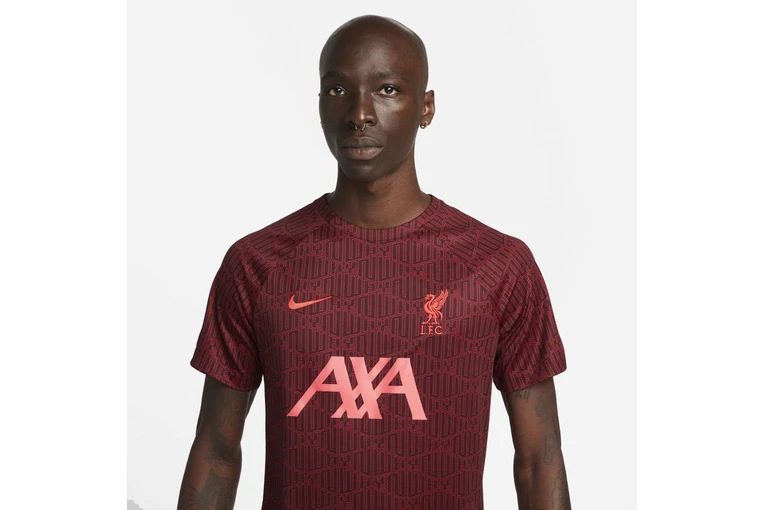 Nike Liverpool FC 22/23 Pre-Match Shirt Tough Red Heren 3 Nike Liverpool FC 22/23 Pre-Match Shirt Tough Red Heren - Afbeelding 3