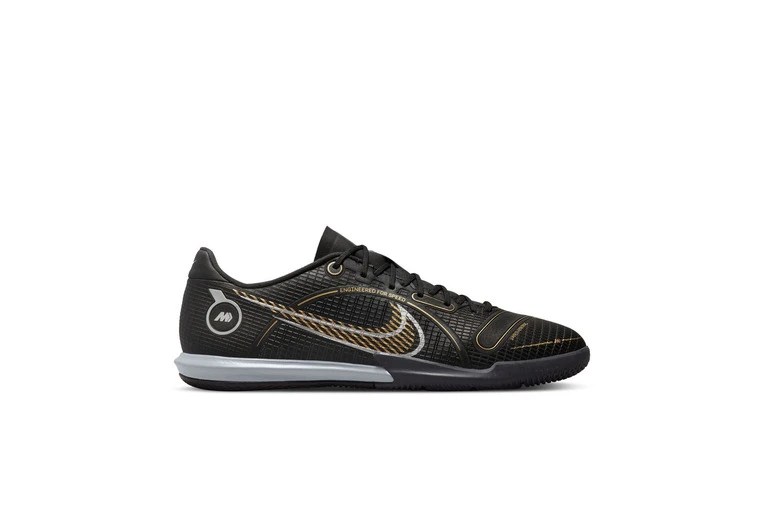 Nike Mercurial Vapor 14 Academy IC Voetbalschoen Zwart/goud 1 Nike Mercurial Vapor 14 Academy IC Voetbalschoen Zwart/goud