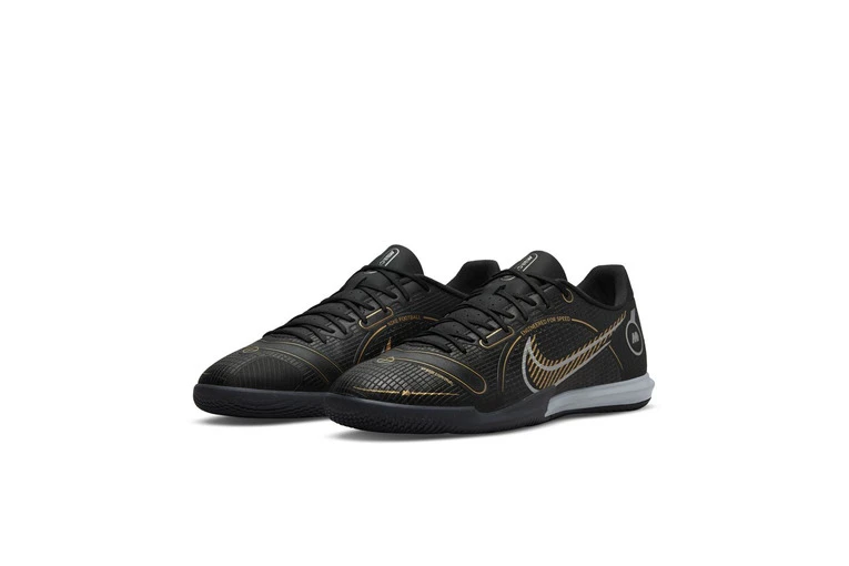 Nike Mercurial Vapor 14 Academy IC Voetbalschoen Zwart/goud 3 Nike Mercurial Vapor 14 Academy IC Voetbalschoen Zwart/goud - Afbeelding 3