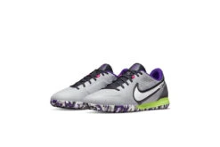 Nike Tiempo Legend 9 Pro IC Voetbalschoen Grijs/volt -Goedkope Bal Meester Winkel 37102765 3